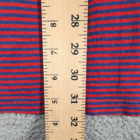 Tasc Polo Mens Size XXL Red Blue Stripe Golf Polo Bamboo - Picture 3 of 7